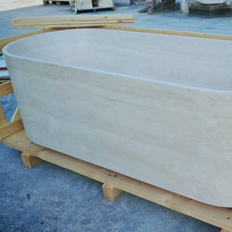 Badewanne Travertino Navona